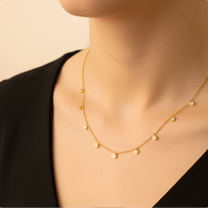 Anti-Tarnish Lunar Gold Daily Wear Chain