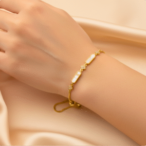 Anti-Tarnish Adjustable Slider Gold Bracelet