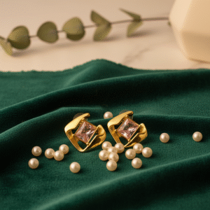 Anti-Tarnish Mommy Gold Earrings