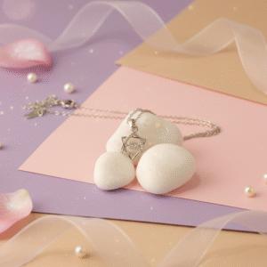 Anti-Tarnish Sparkling Star Silver Necklace