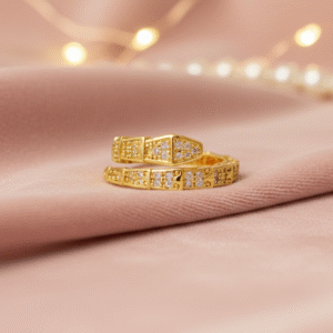 Anti-Tarnish Adjustable Gold Snacc Ring
