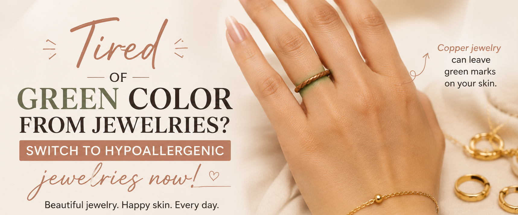 Hypoallergenic Jewelry for sensitive skin